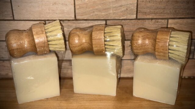 Salt of the Earth Soap Co all natural shaving soap bar. Farm Finder Network Official Partner