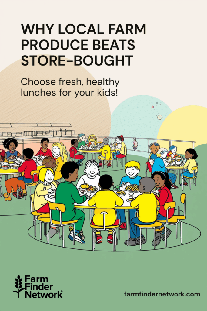farm produce and school lunch